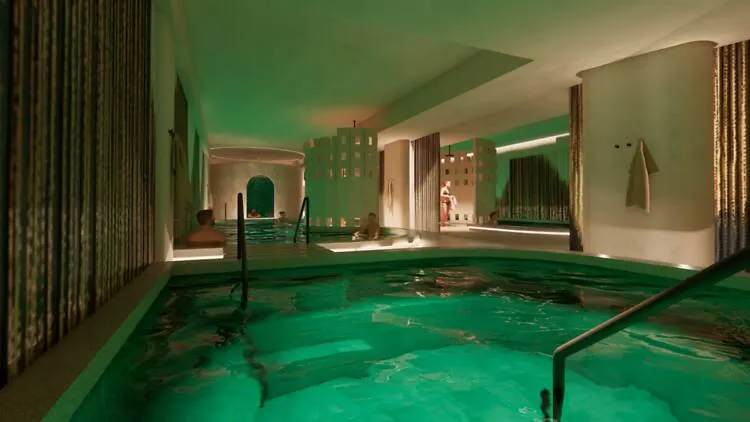 Relax and unwind at 38° Bathhouse